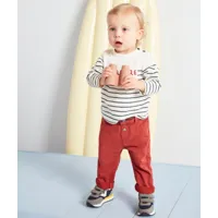 pantalon chino rouge bébé garçon