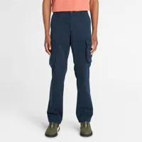 timberland pantalon cargo en sergé pour homme en bleu marine bleu marine, taille 36 x 34