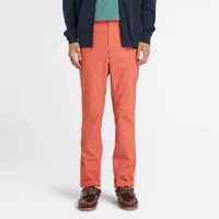 timberland chino en popeline pour homme en orange clair orange, taille 29 x 34