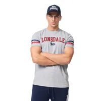 lonsdale bunnaglanna short sleeve t-shirt gris 3xl homme
