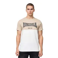 lonsdale sandscove short sleeve t-shirt beige,blanc 3xl homme