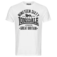 lonsdale bylchau short sleeve t-shirt blanc 5xl homme