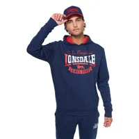 lonsdale stotfield hoodie bleu 2xl homme