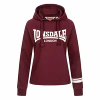 lonsdale callanish hoodie rouge xl femme