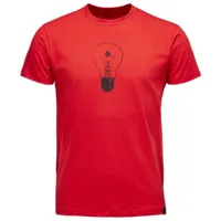 black diamond idea short sleeve t-shirt rouge l homme